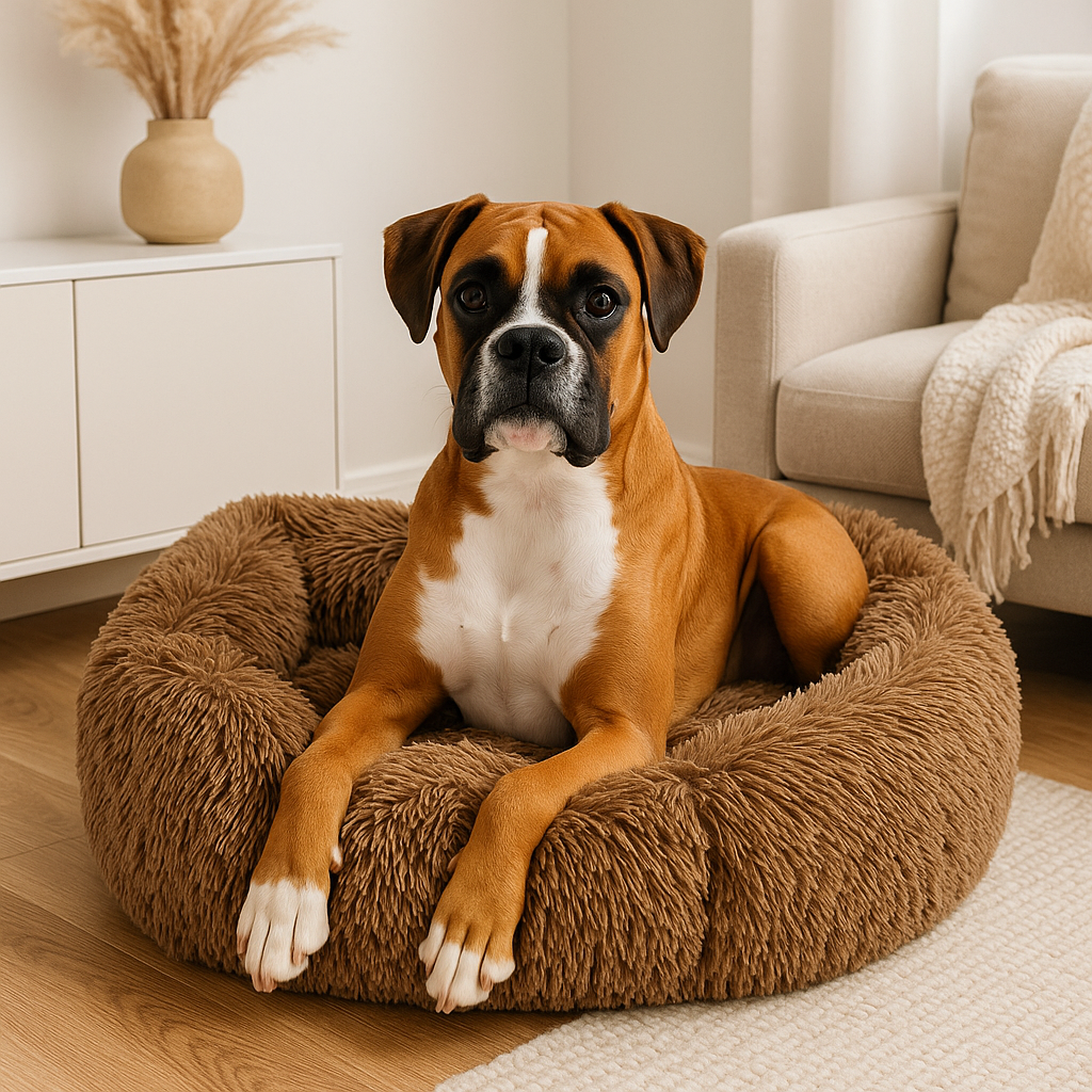 PANIER ANTI-STRESS POUR CHIEN | COUSSIN APAISANT EFFET COCON