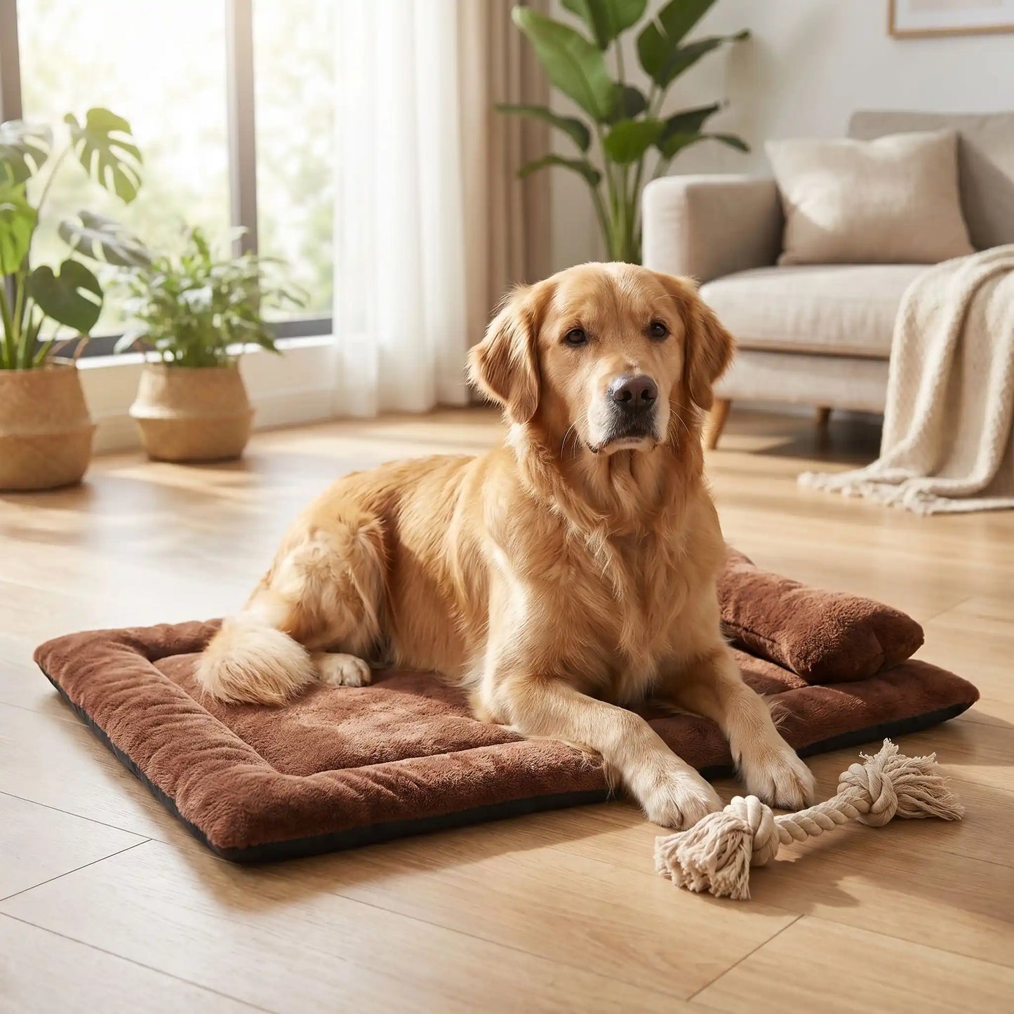 LIT POUR CHIEN CONFORT ROYAL |Panier Spacieux Ultra Doux petit et grand chien