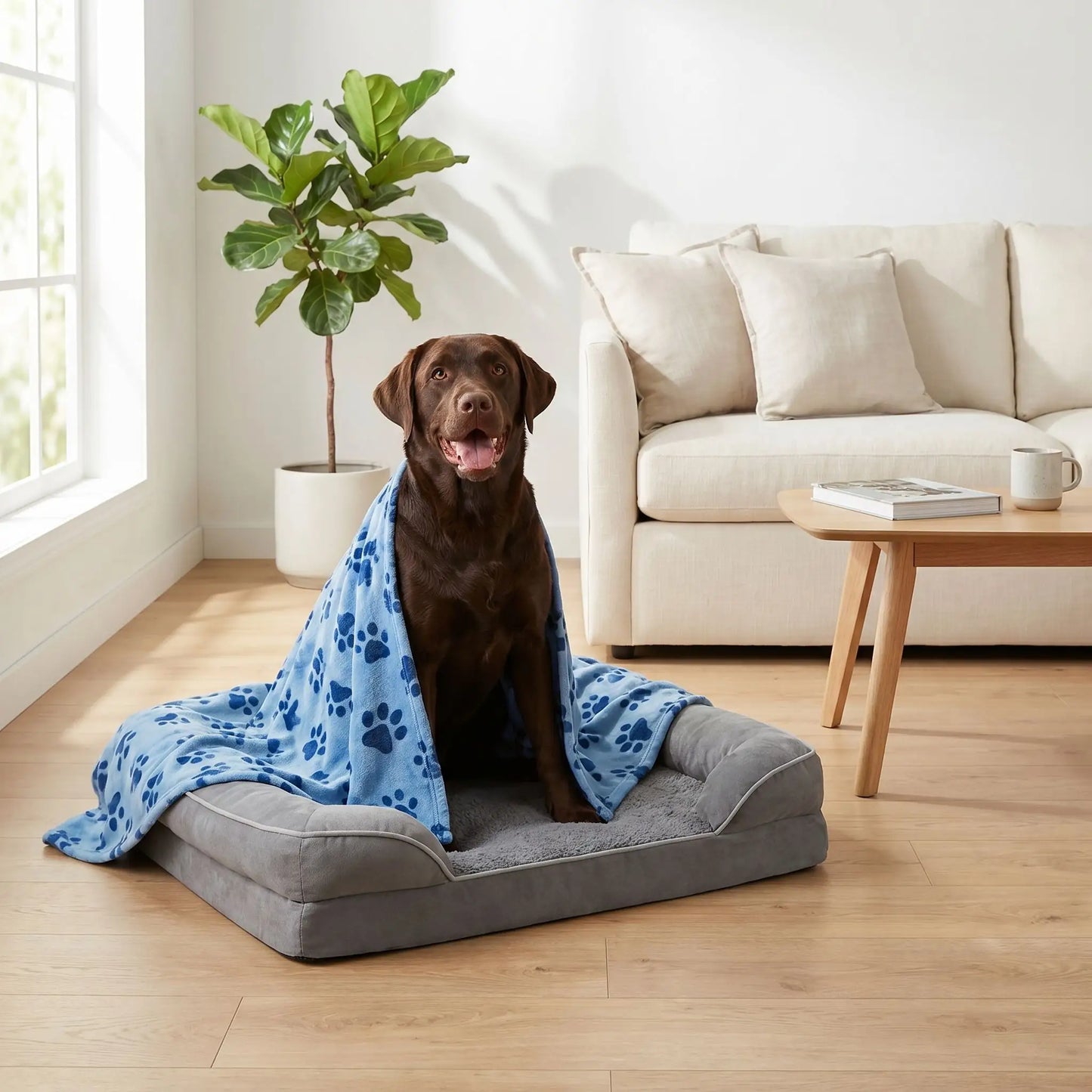 Couverture Chien Double Face Imperméable | Polaire Ultra-Douce & Protection