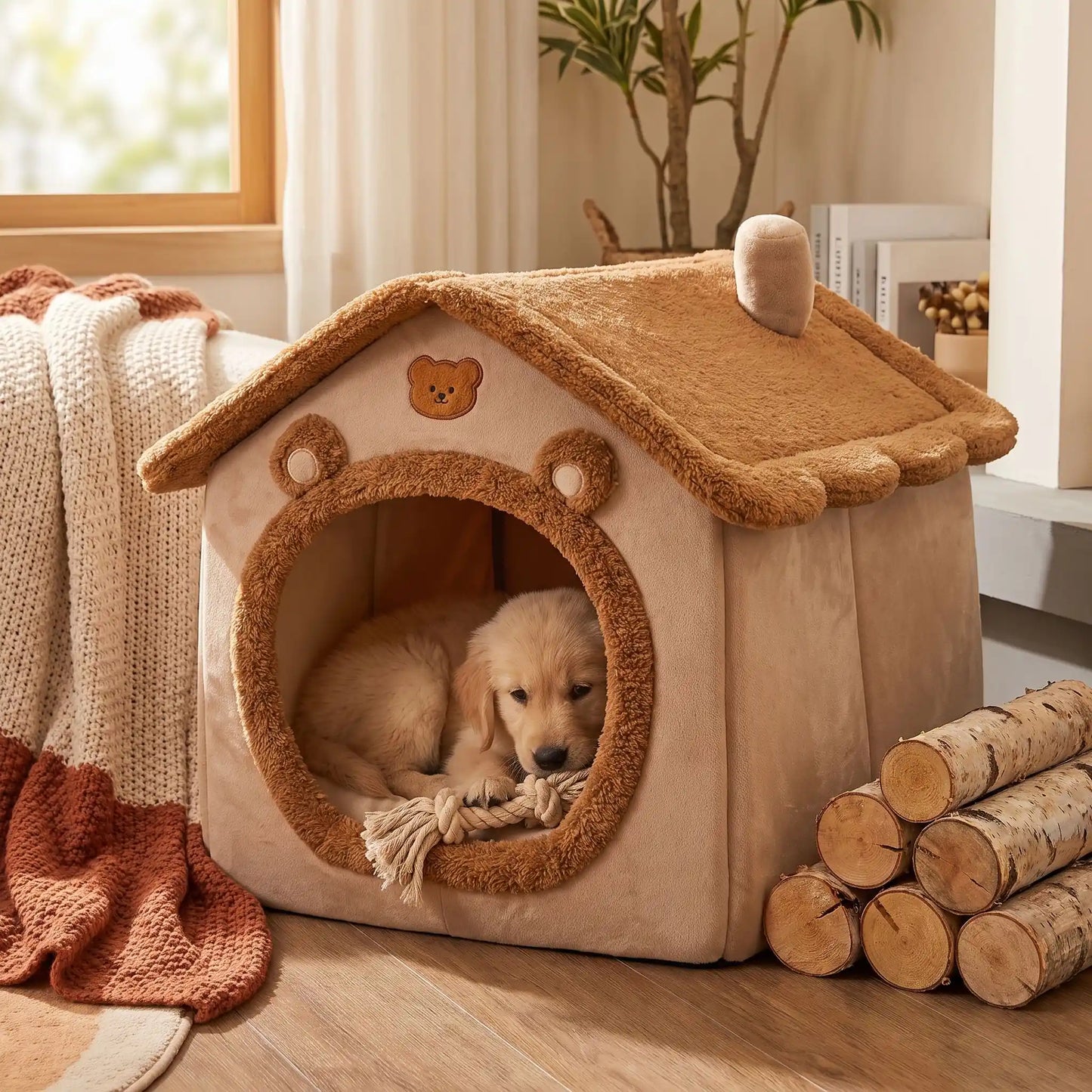 Niche pour Chien | Douillette 4 Saisons
