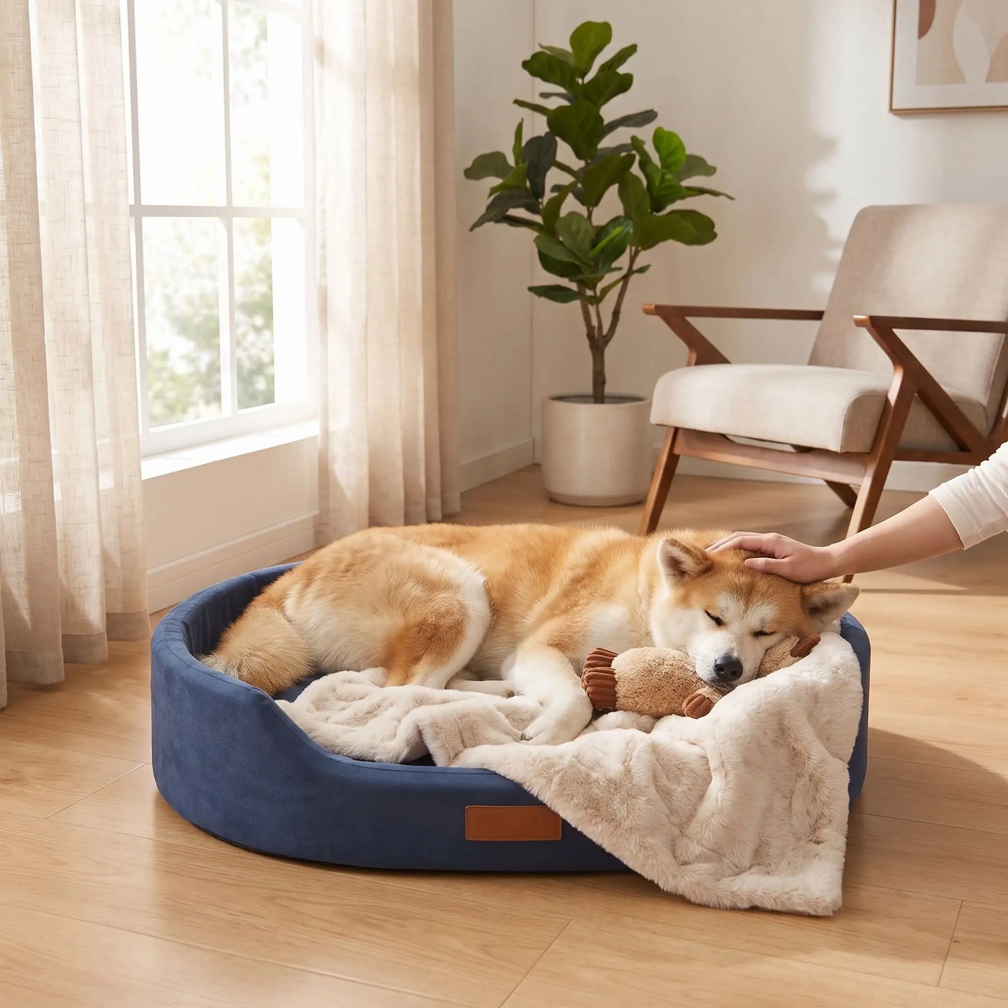 Lit de Luxe pour Chien Réversible | Confort et Polyvalence