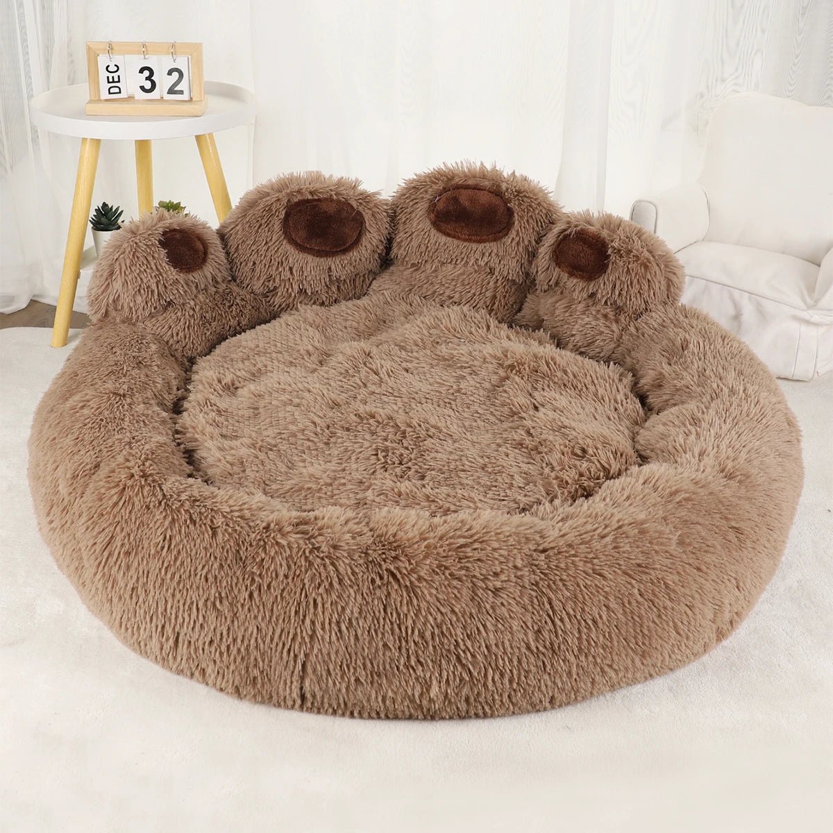Panier chien Fluffy peluche â dĂ©tente et sĂ©curitĂ© pour chien