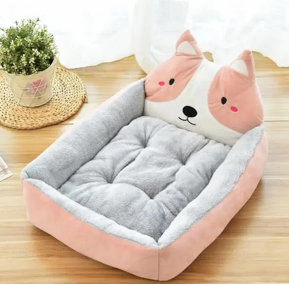 Coussin chien ShimmeringDog rose â chatoyant et accueillant