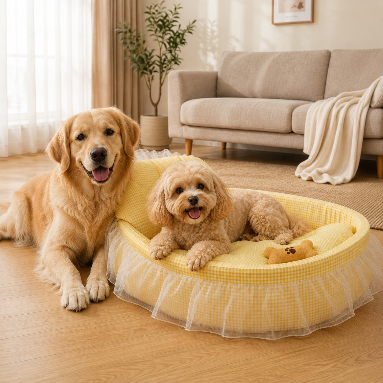 Lit de luxe pour Chien | Moelleux et Lavable