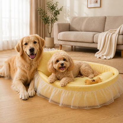 Lit de luxe pour Chien | Moelleux et Lavable
