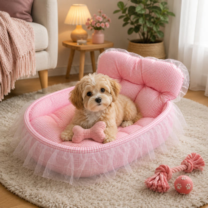 Lit de luxe pour Chien | Moelleux et Lavable