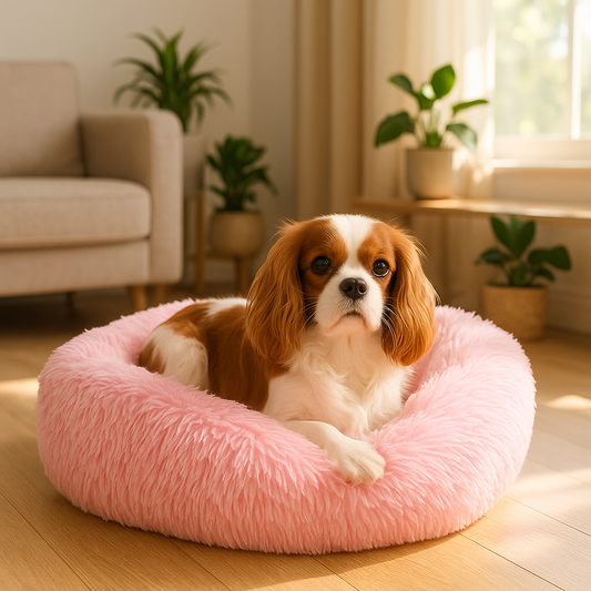 PANIER ANTI-STRESS POUR CHIEN  | COUSSIN  APAISANT EFFET COCON
