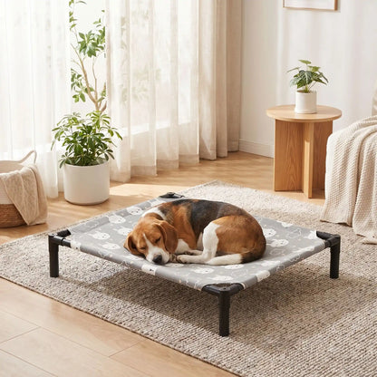 LIT POUR CHIEN SURÉLEVÉ | COUCHAGE RESPIRANT ET CONFORTABLE