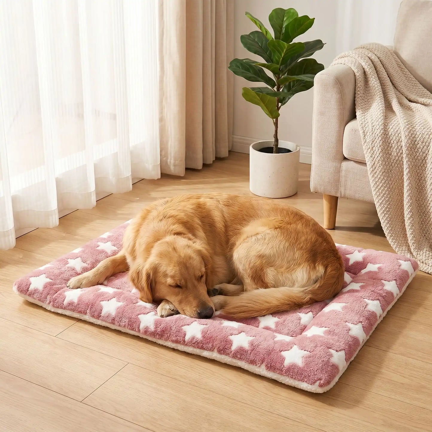 TAPIS  RELAXANT ET MOELLEUX POUR CHIEN | CONFORT APAISANT ET SOMMEIL PROFONDD