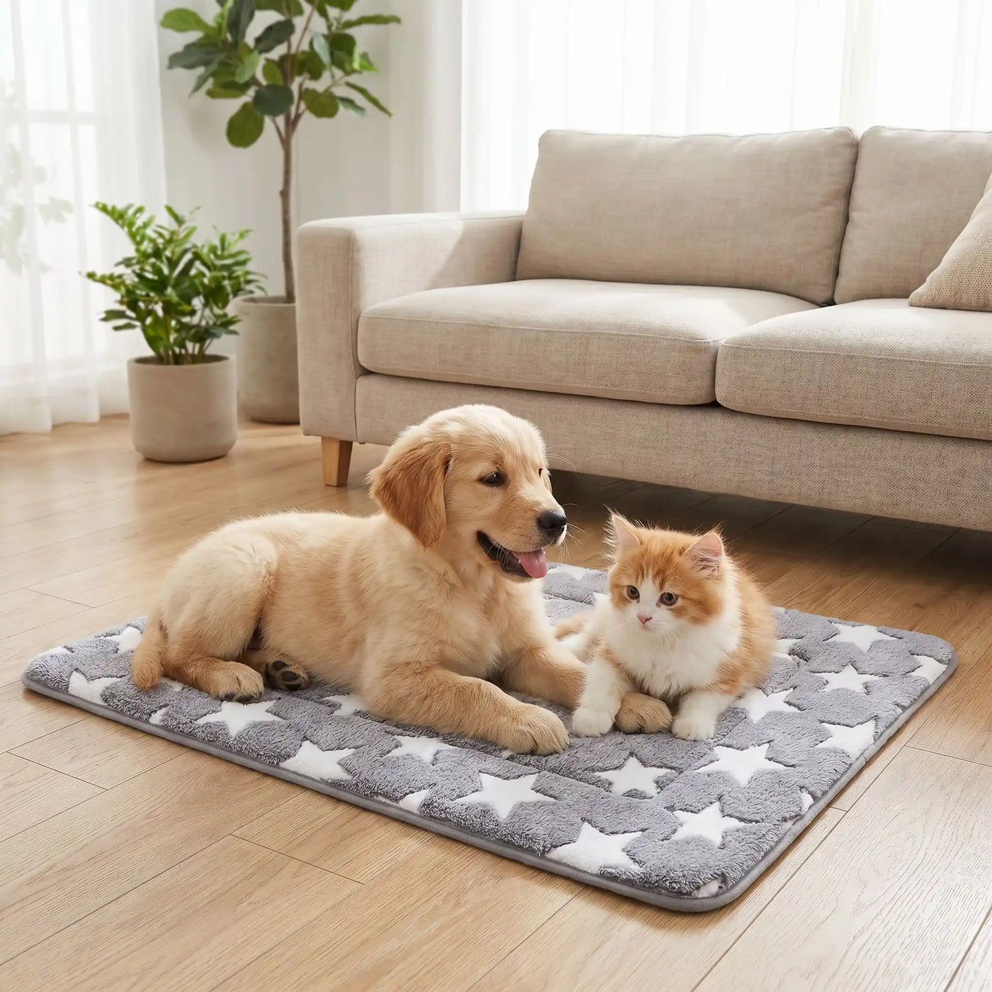 TAPIS  RELAXANT ET MOELLEUX POUR CHIEN | CONFORT APAISANT ET SOMMEIL PROFONDD