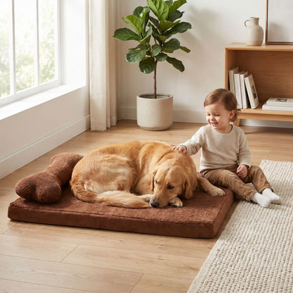 LIT POUR CHIEN CONFORT ROYAL |Panier Spacieux Ultra Doux petit et grand chien