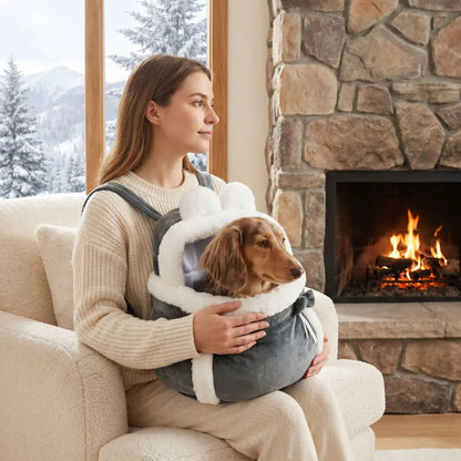 Sac de Transport Chien | Cocon Douillet pour Petits Chiens