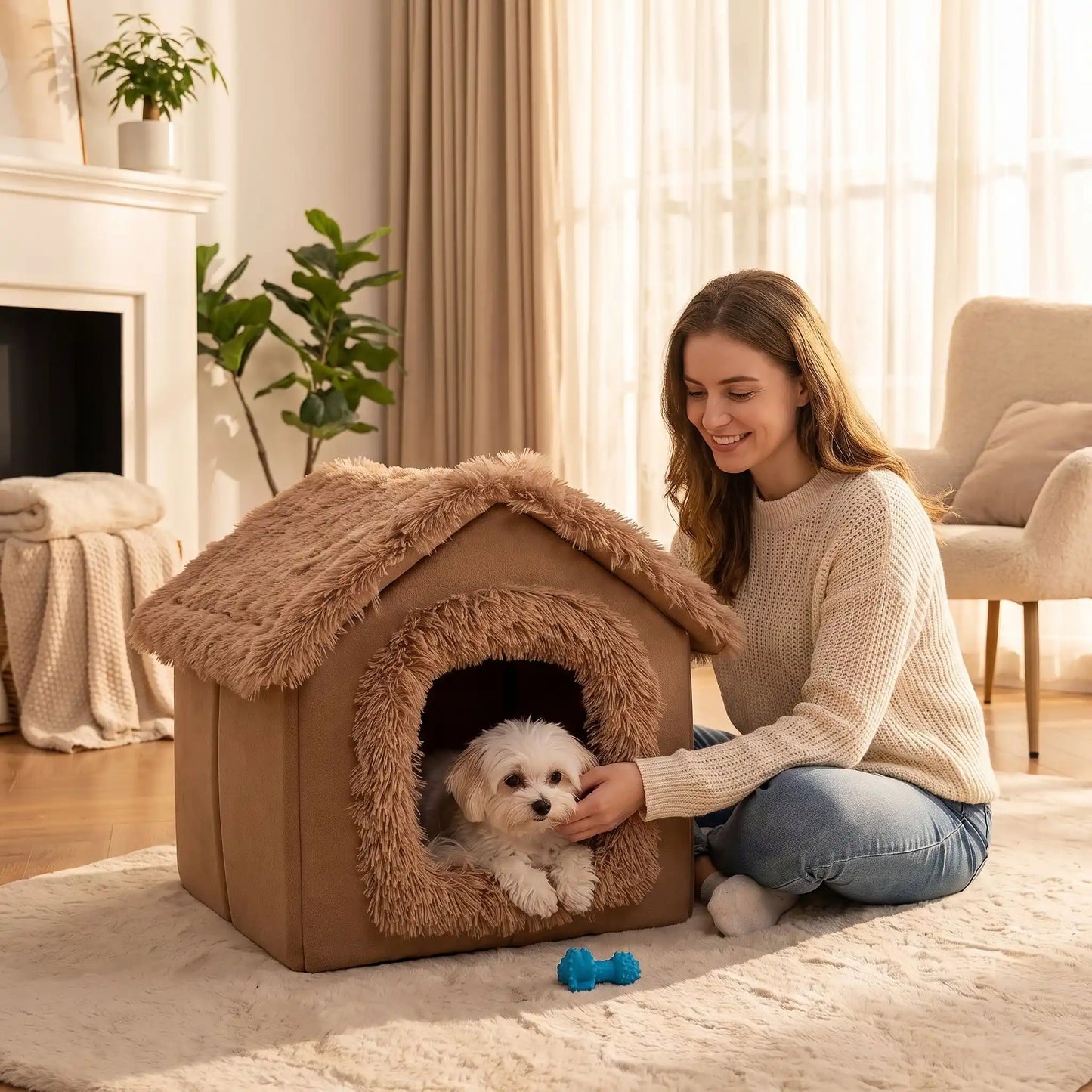 Niche pour Chien interieur | Confortable et Chaleureuse