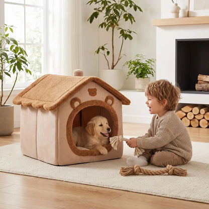Niche pour Chien | Douillette 4 Saisons