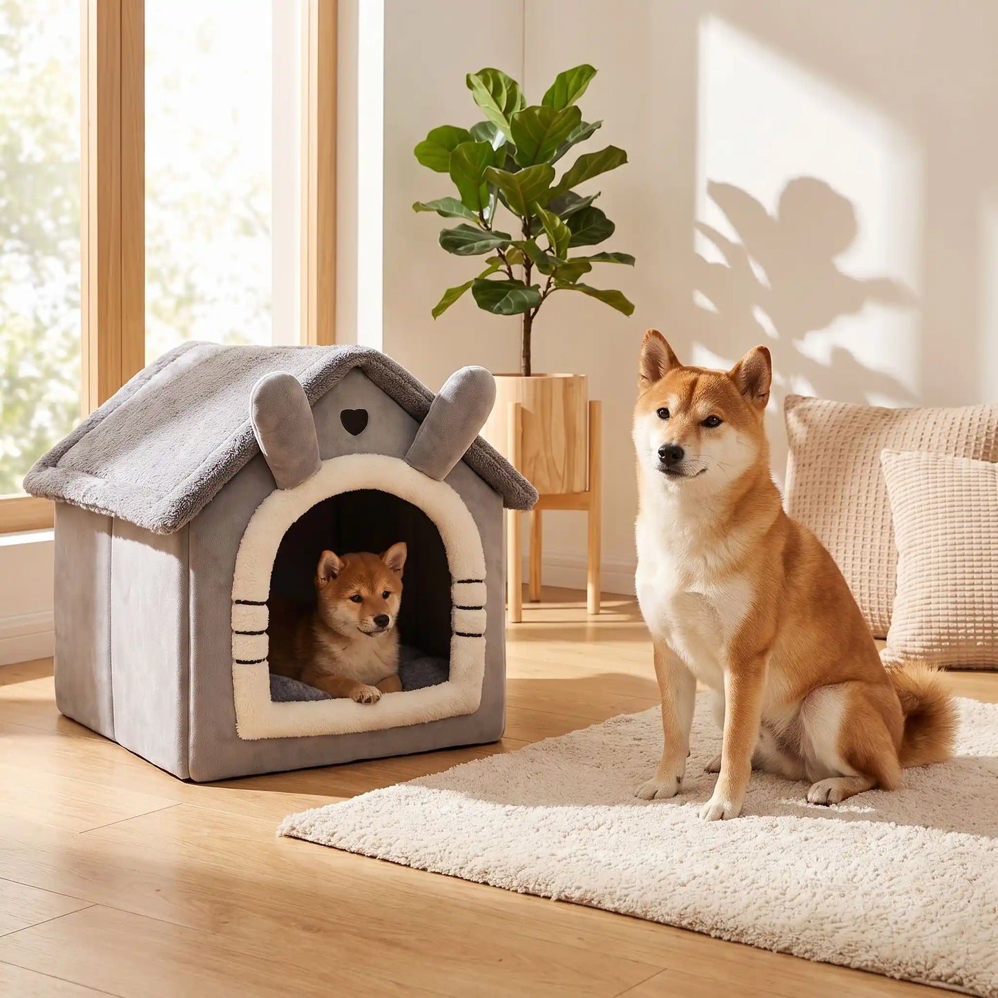Niche pour Chien | Douillette 4 Saisons