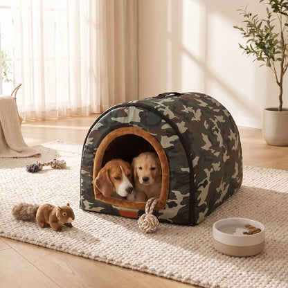 niche pour chien confortable | Douce et Facile à Transporter