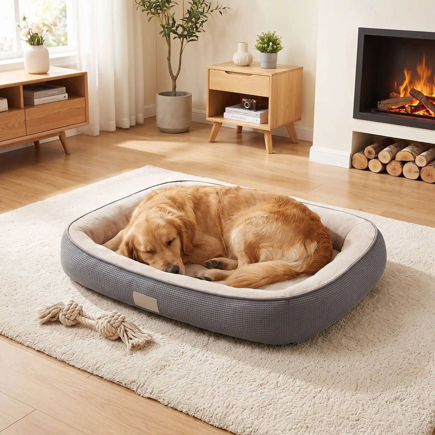 Lit de luxe pour chien sécurisé et confortable | DreamPet