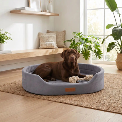 Lit de Luxe pour Chien Réversible  | Confort et Polyvalence