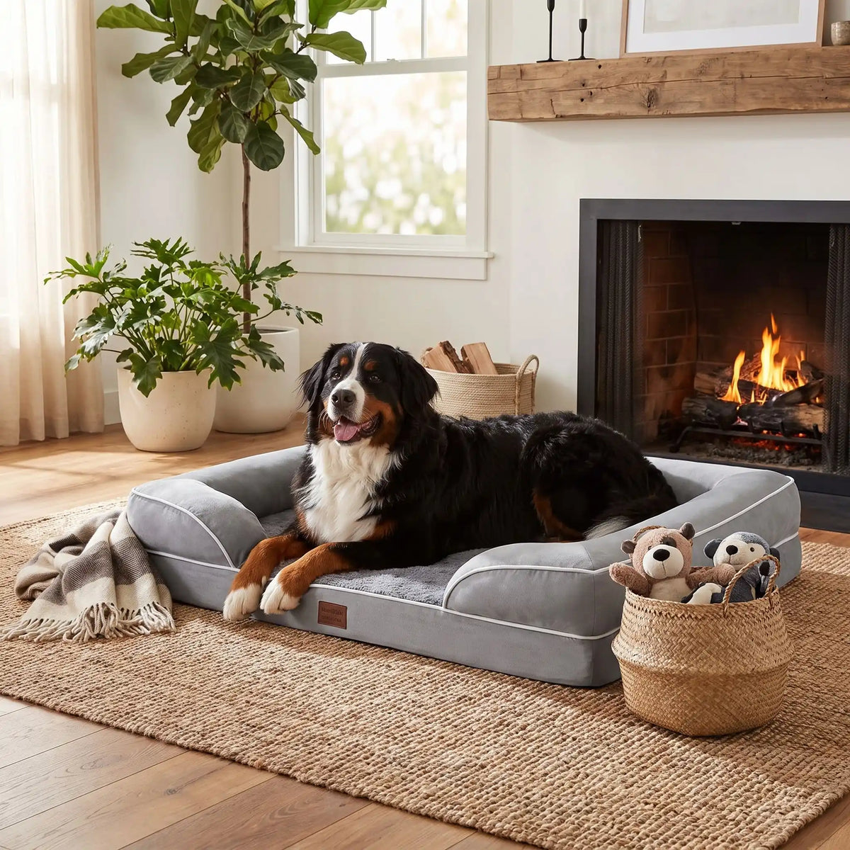 Lit pour chien orthopédique | Mémoire de Forme XXL