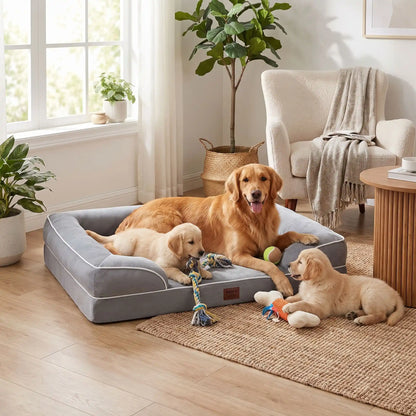 Lit pour chien orthopédique | Mémoire de Forme XXL