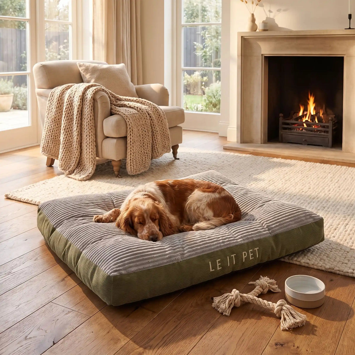 Lit pour chien | Apaisant Anti-Anxiété