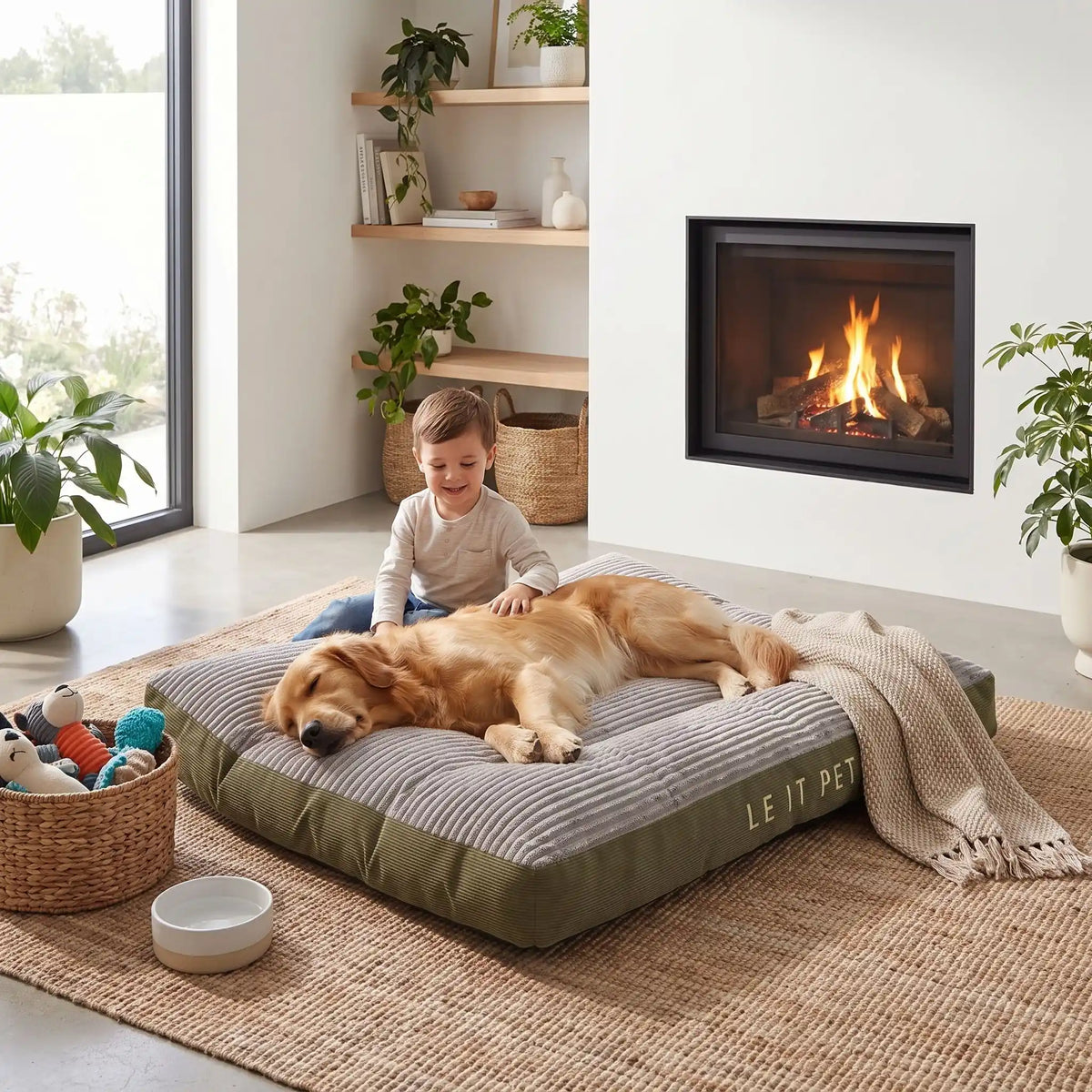 Lit pour chien | Apaisant Anti-Anxiété
