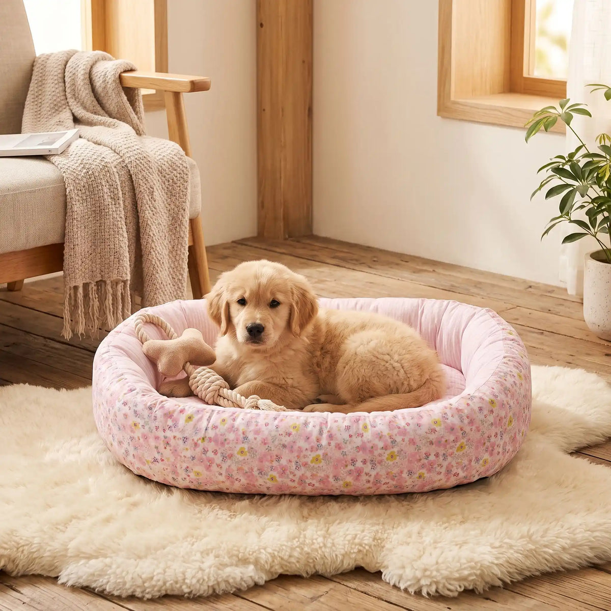 Panier pour Chien | Ovale Moelleux