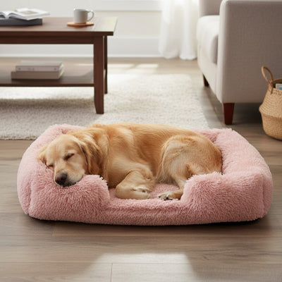 COUSSIN ANTI-STRESS POUR CHIEN ANXIEUX- EFFET COCON APAISANT & HOUSSE LAVABLE