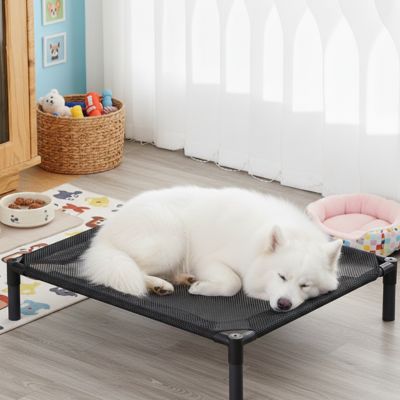 LIT POUR CHIEN SURÉLEVÉ | COUCHAGE RESPIRANT ET CONFORTABLE