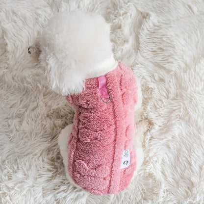 MANTEAU CHIEN -PELUCHE