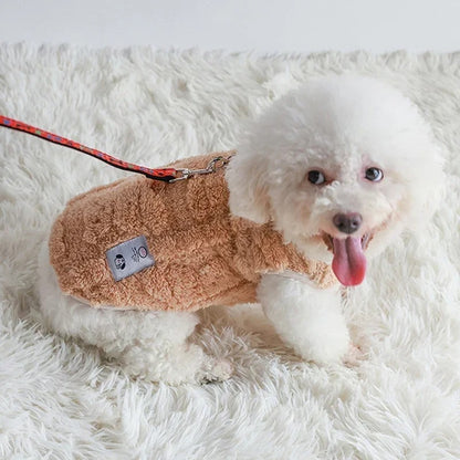 MANTEAU CHIEN -PELUCHE