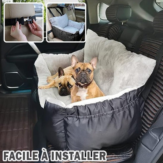 PANIER CHIEN AUTO - DOGGYCAR™ +ceinture de sécurité (Version Finale) - Galaxie canine