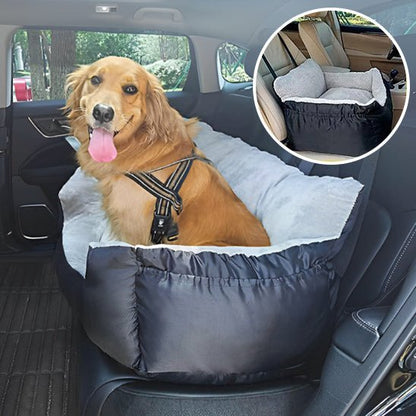 PANIER CHIEN AUTO - DOGGYCAR™ +ceinture de sécurité (Version Finale) - Galaxie canine